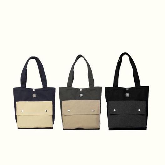 Túi tote thời trang đi học đi làm đi chơi vải canvas có ngăn ngoài - Buddy Tote