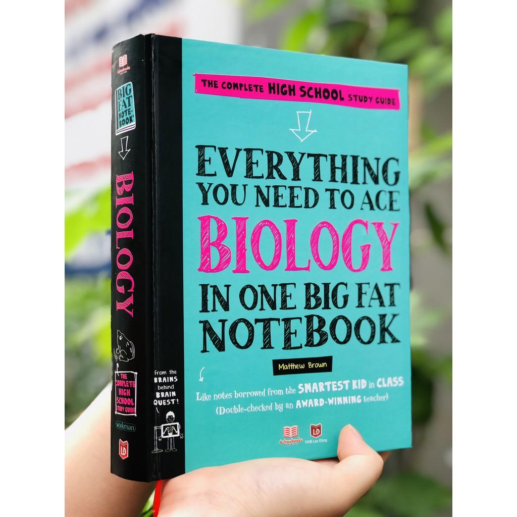 Sách Everything you need to ace Biology &amp;amp; Chemistry sổ tay học tập sinh học và hóa học