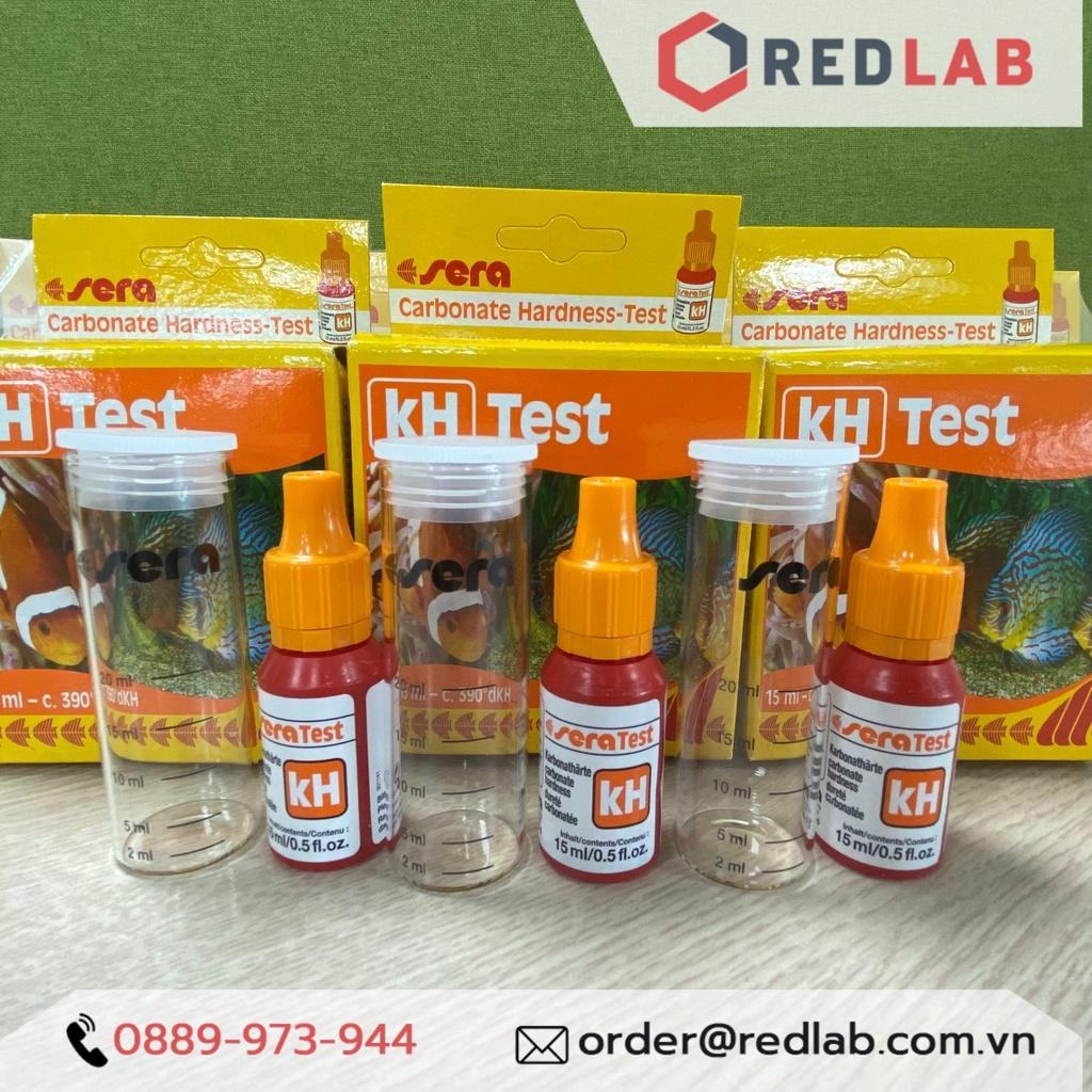 Test kH Sera, kiểm tra kiềm trong nước nuôi thủy sản nhanh chóng.