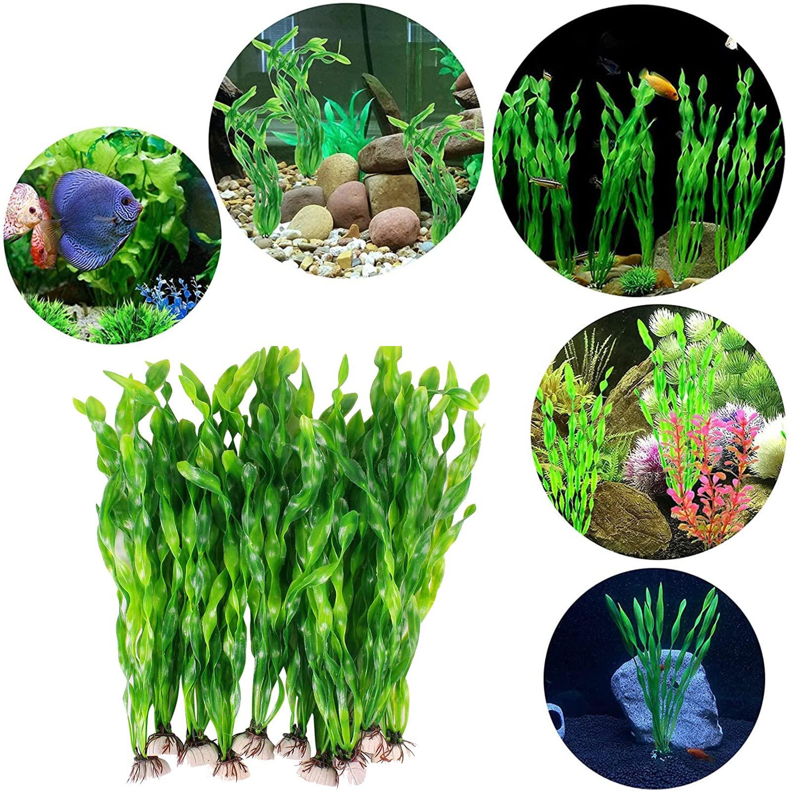 Thủy cung 10 miếng Thủy cung Thực vật nhân tạo Cá nhân tạo Cá lớn trang trí bể cá nhân tạo Trang trí cá trang trí cho cá cho hồ cá tất cả cá an toàn