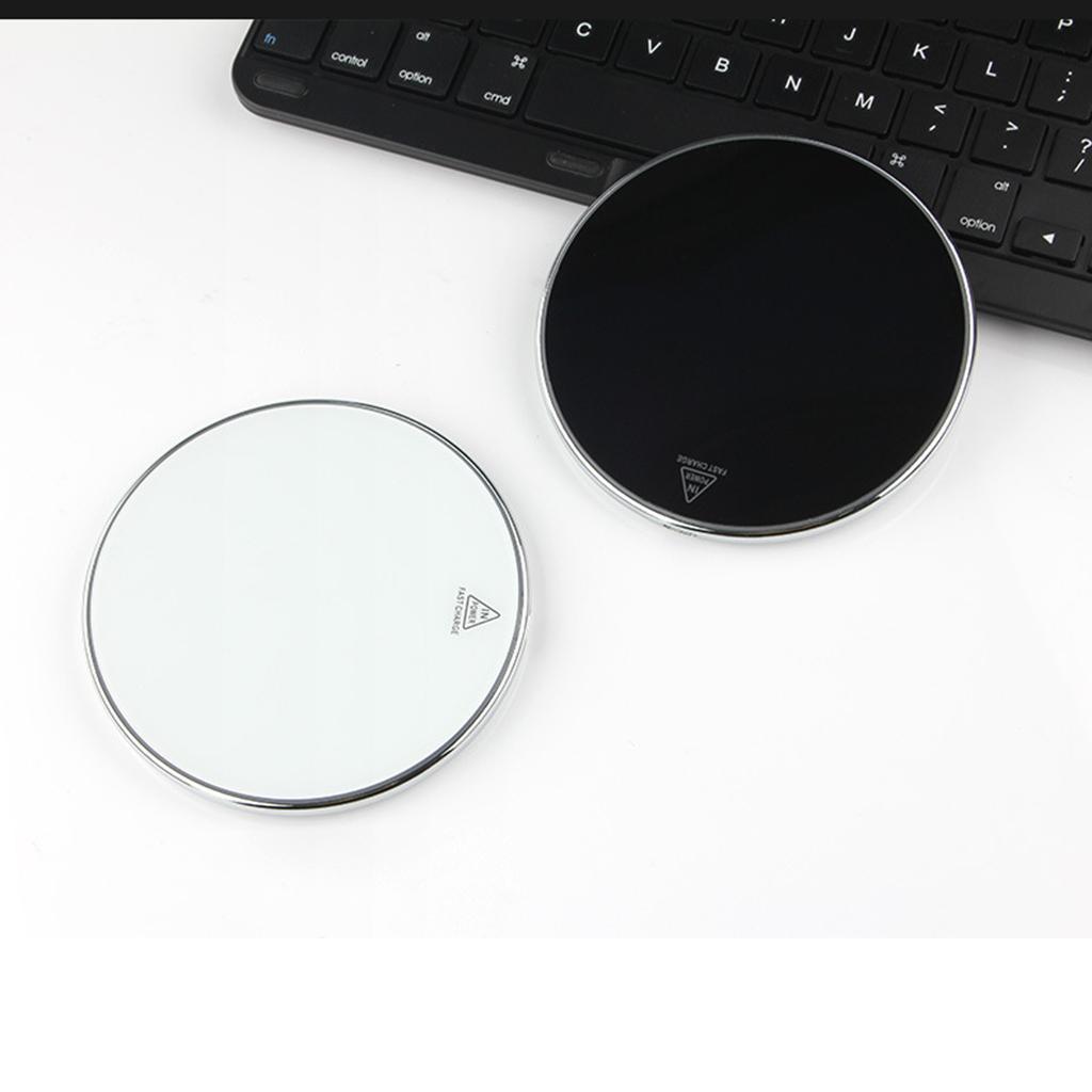 Wireless Charger, Qi Certified Wireless Fast Charger Charging Pad with LED Indicator Light for Samsung Galaxy S9/S9+/S8/S8+/S7/S7 Edge/Note 8,iPhone X, iPhone 8/8Plus and QI-enabled Device