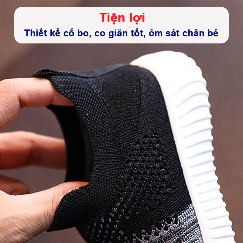 Giày thể thao phong cách Hàn Quốc Baby-S, Giày lười cho bé mềm nhẹ thoáng khí – ST8