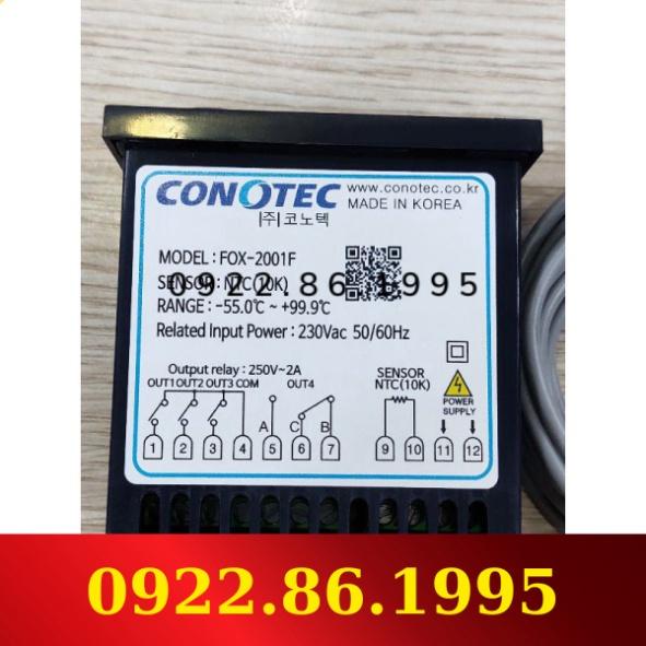 Đồng hồ điều khiển nhiệt độ FOX-2001F Conotec mới