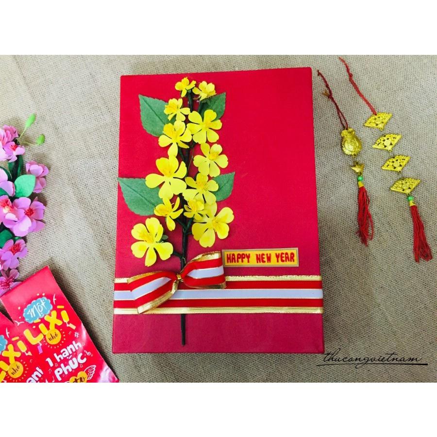 Hộp Quà To Gói Sẵn Phong Cách Tết(23*32*5cm)