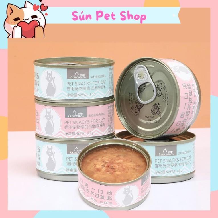 Pate cá ngừ Luscious cho mèo 80gr