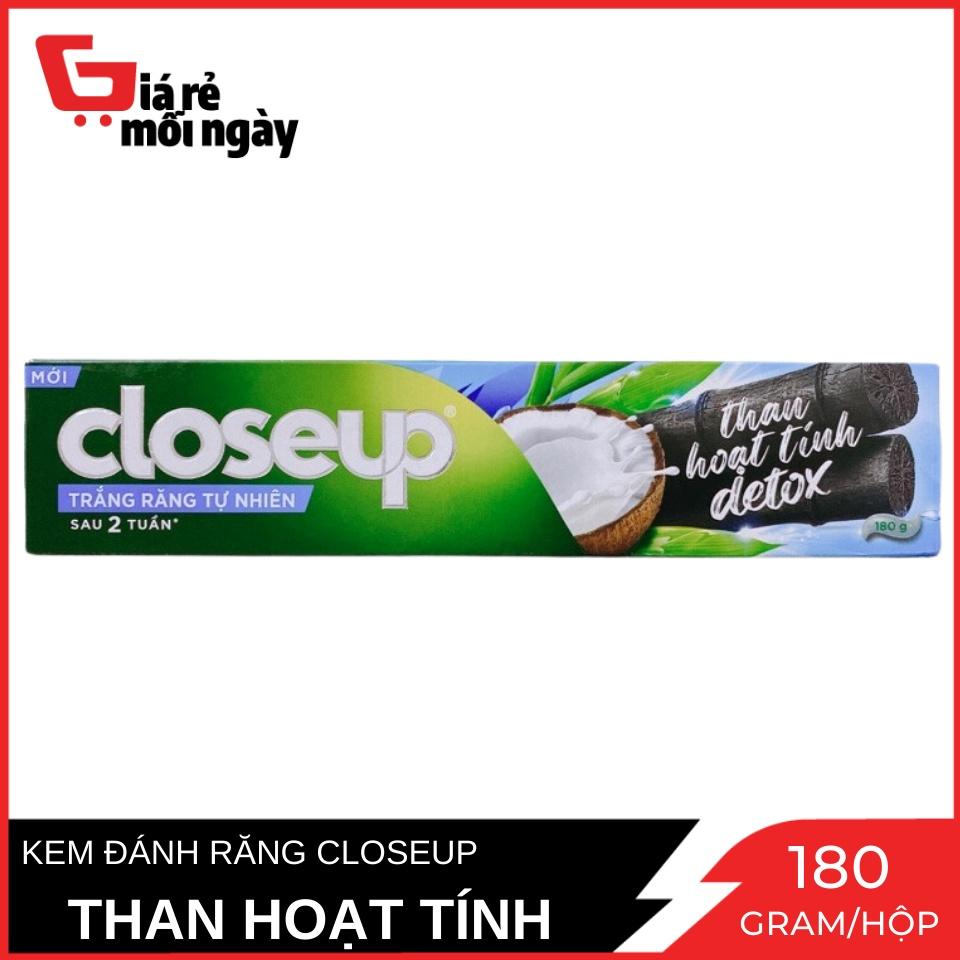 Kem Đánh Răng Closeup Than Hoạt Tính Detox 180gr