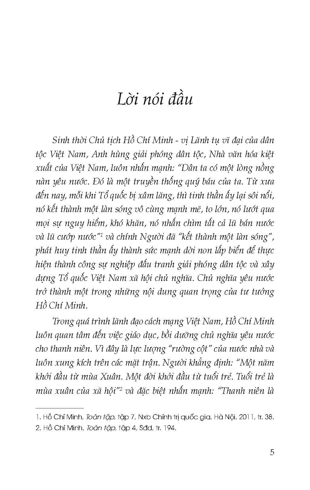 Chủ Tịch Hồ Chí Minh Với Cuộc Hành Trình Của Thời Đại - Giáo Dục Chủ Nghĩa Yêu Nước Hồ Chí Minh Cho Thanh Niên Việt Nam Hiện Nay - TS. Vũ Trọng Hùng
