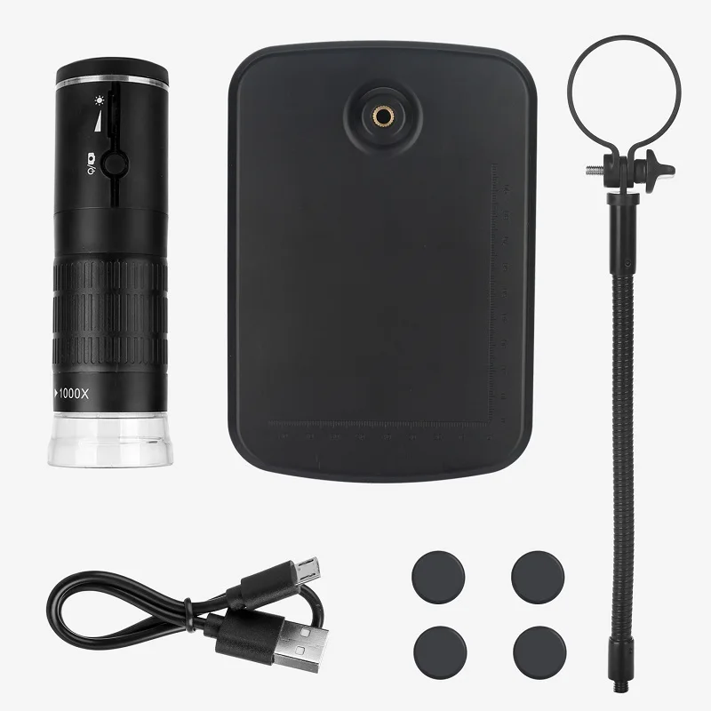 Quà Tặng Trị Giá 199K-Kính Hiển Vi WiFi F210 Phóng Đại 50x-1000x HD 1080P  Tương Thích HĐH Androdi-IOS Cảm Biến CMOS 2Megapixel 8 LED _ Hàng Chính Hãng