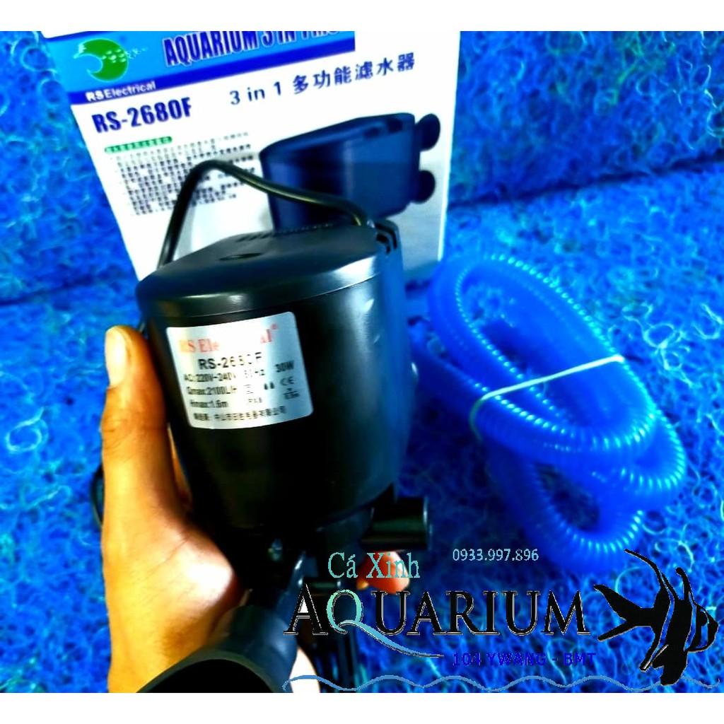 Máy bơm bể cá, hồ cá 3 trong 1 RS 2680F