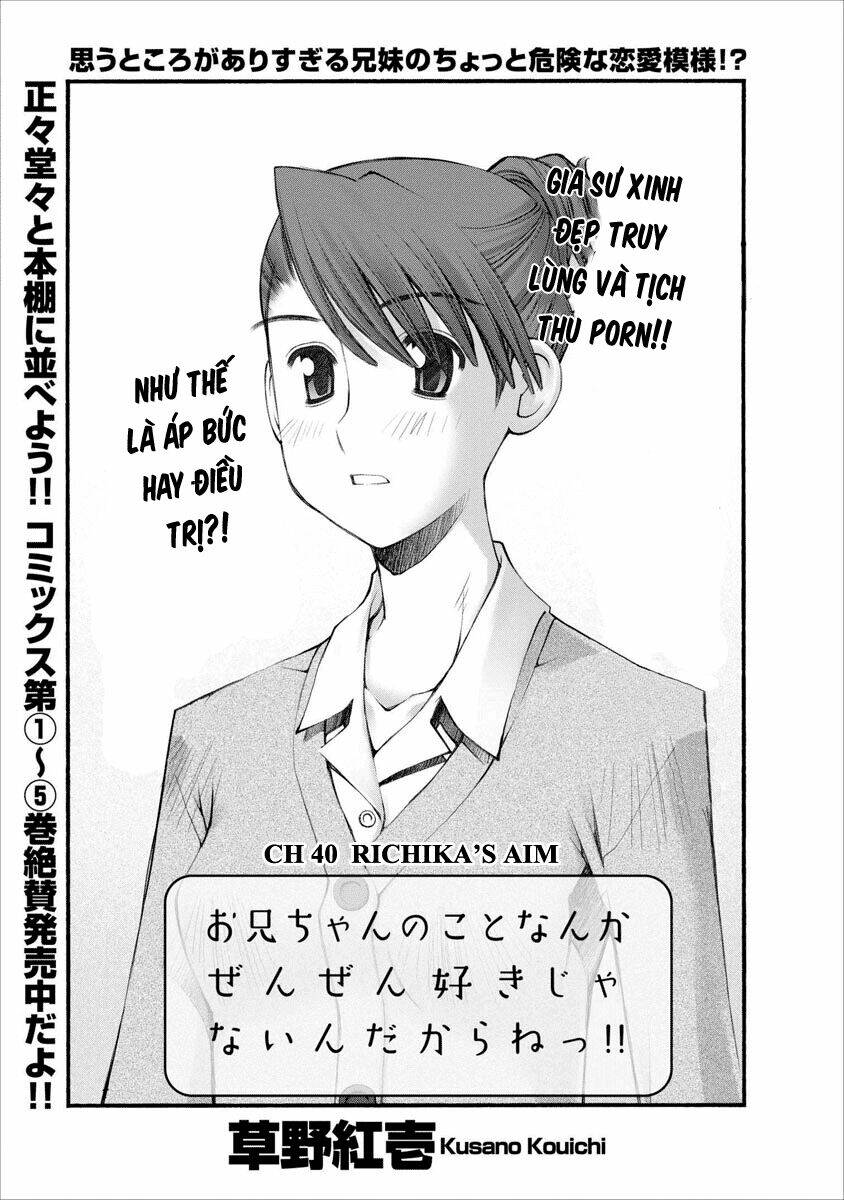 oniichan no koto nanka zenzen suki ja nai n da kara ne!! chapter 40 8