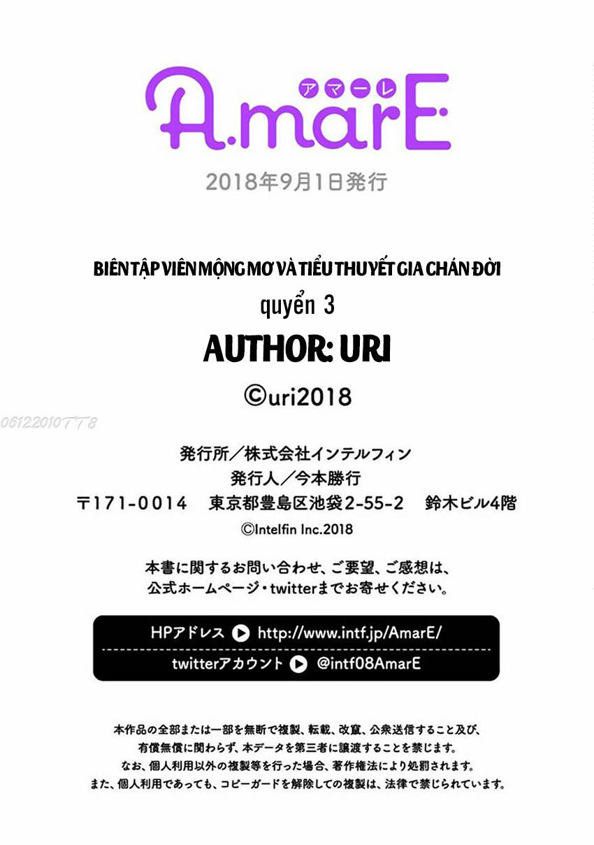 biên tập viên mộng mơ và tiểu thuyết gia chán đời chapter 3 31