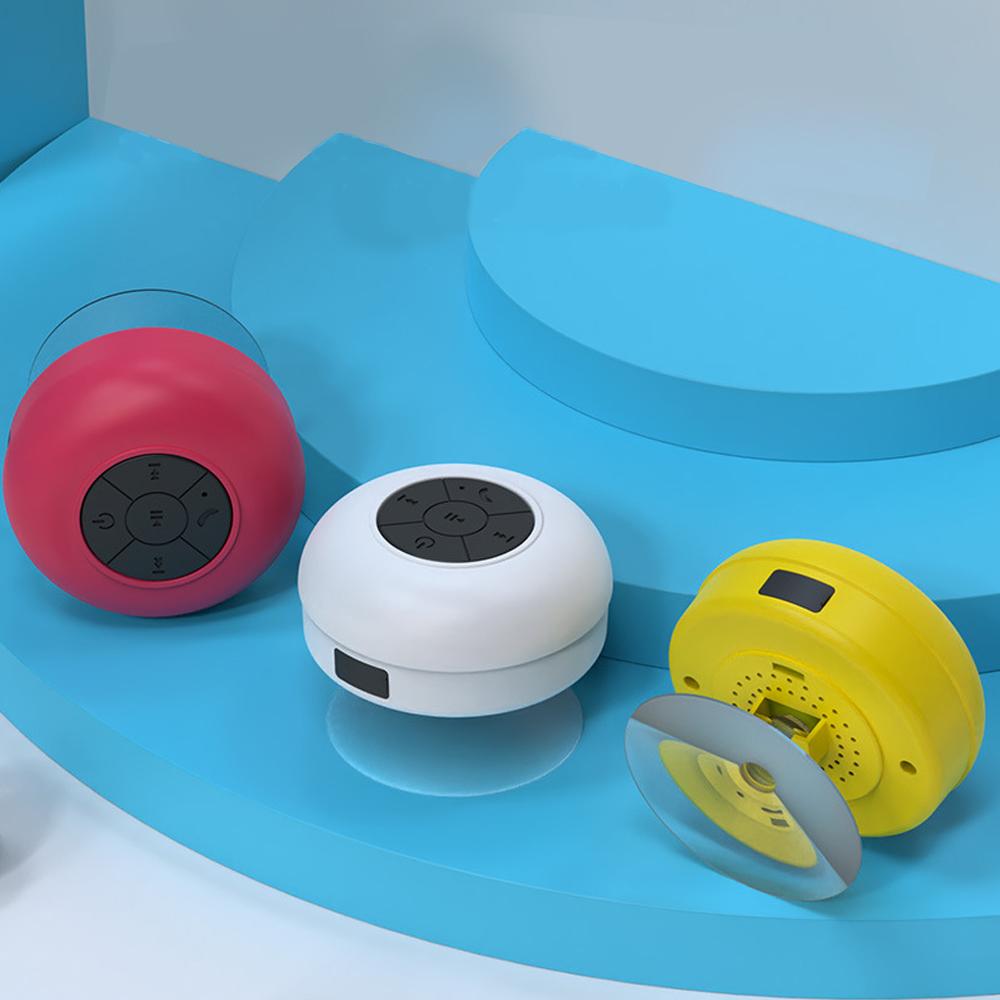 Loa Mút Bluetooth Mini Di Động Loa Rảnh Tay Không Dây Chống Nước Cho Phòng Tắm Vòi Sen Bể Bơi Ngoài Trời Màu sắc: đen