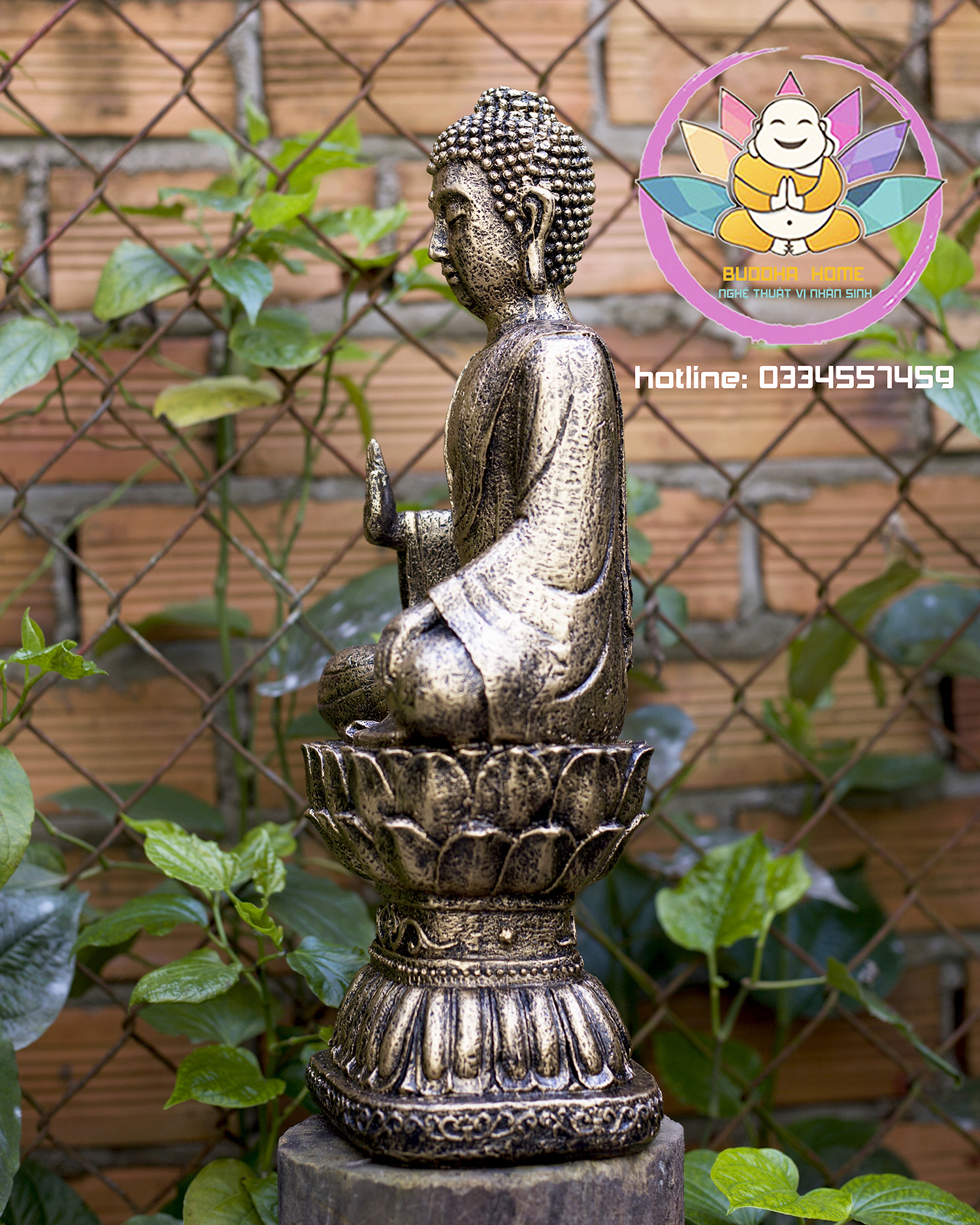 Tượng Phật Thích Ca Thiền Định 40 cm