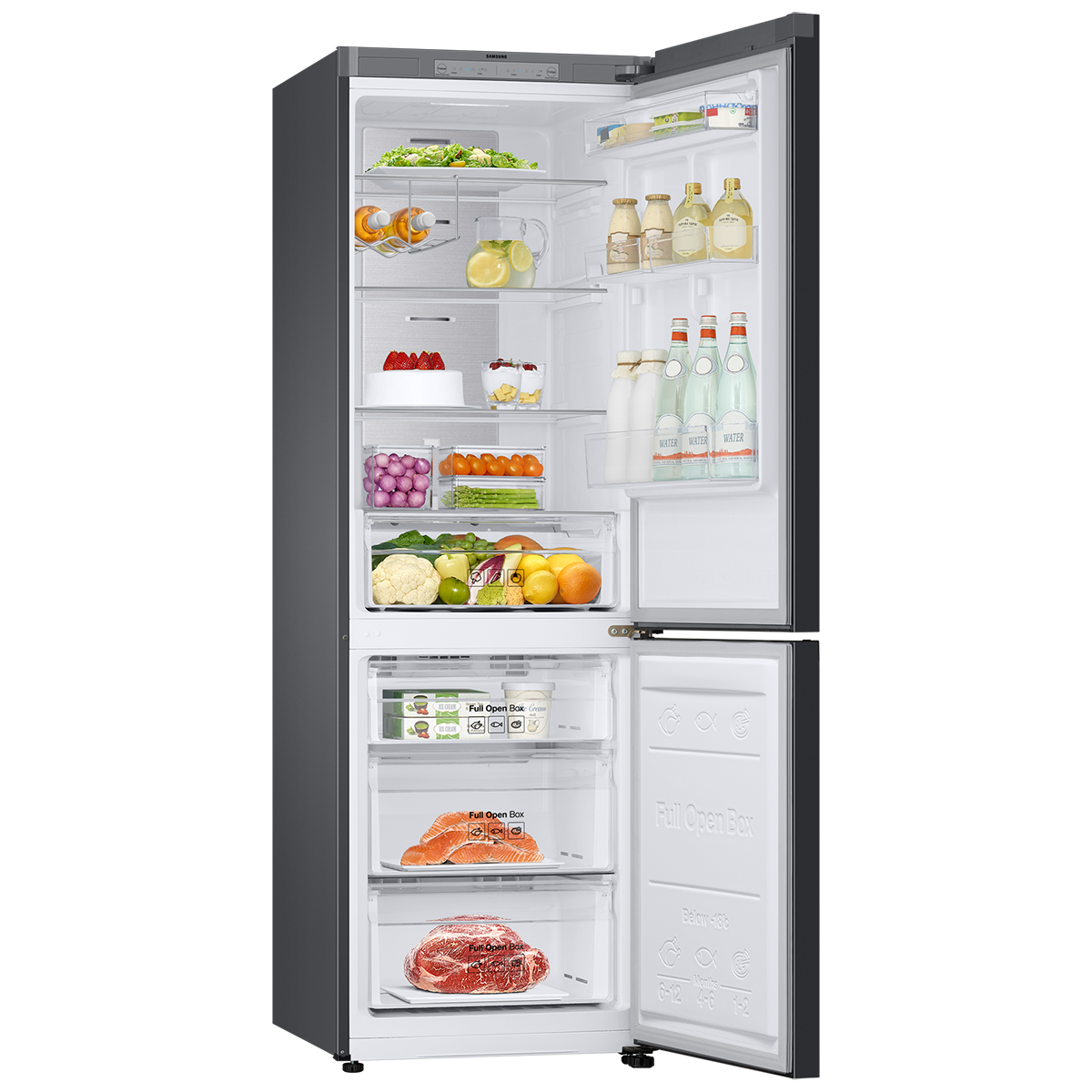Tủ lạnh BESPOKE 2 Cửa Ngăn Đông Dưới Samsung Inverter 323L RB33T307055SV