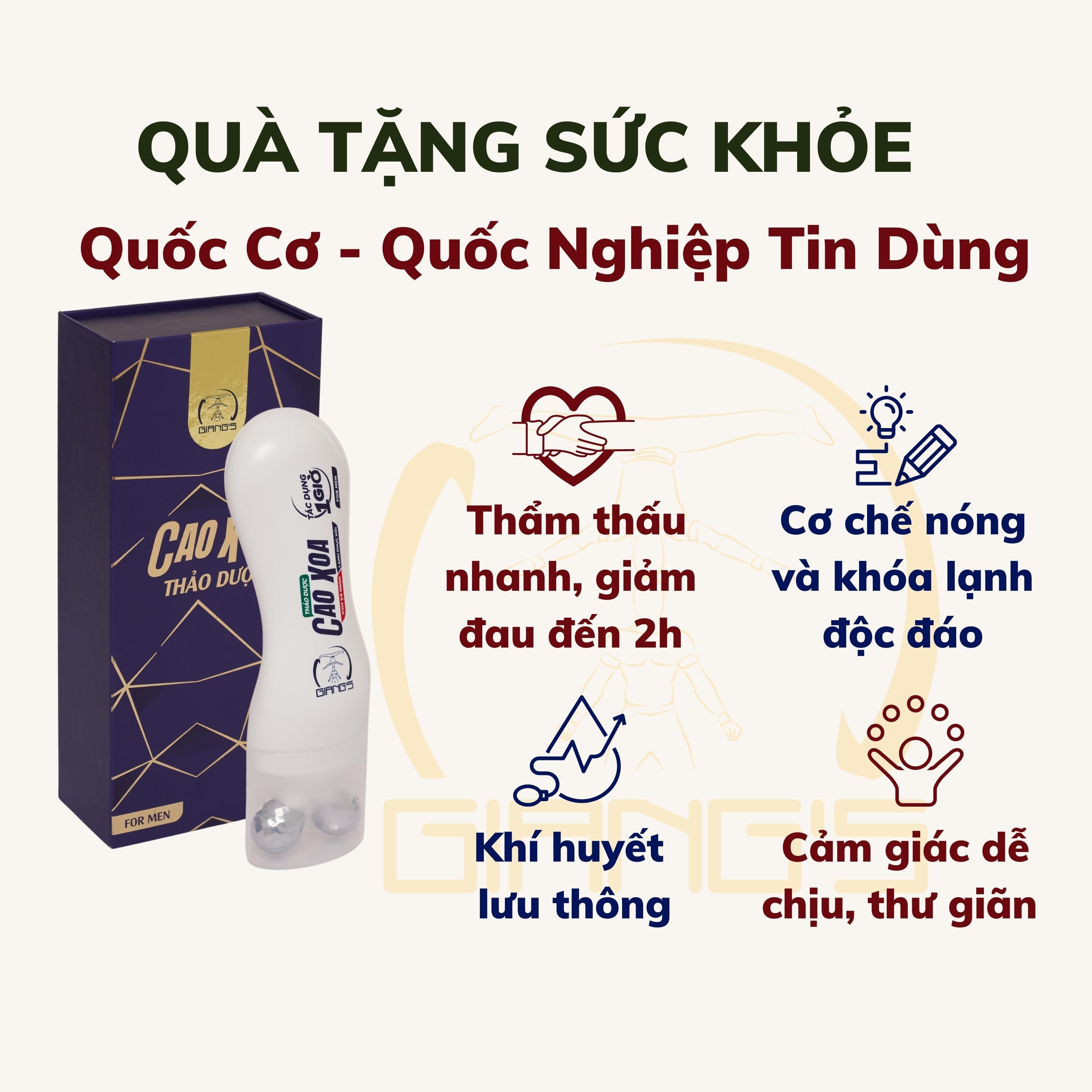 Herbal Gel for man 150ml - Dầu xoa bóp massage đầu lăn giảm đau nhanh dành cho nam