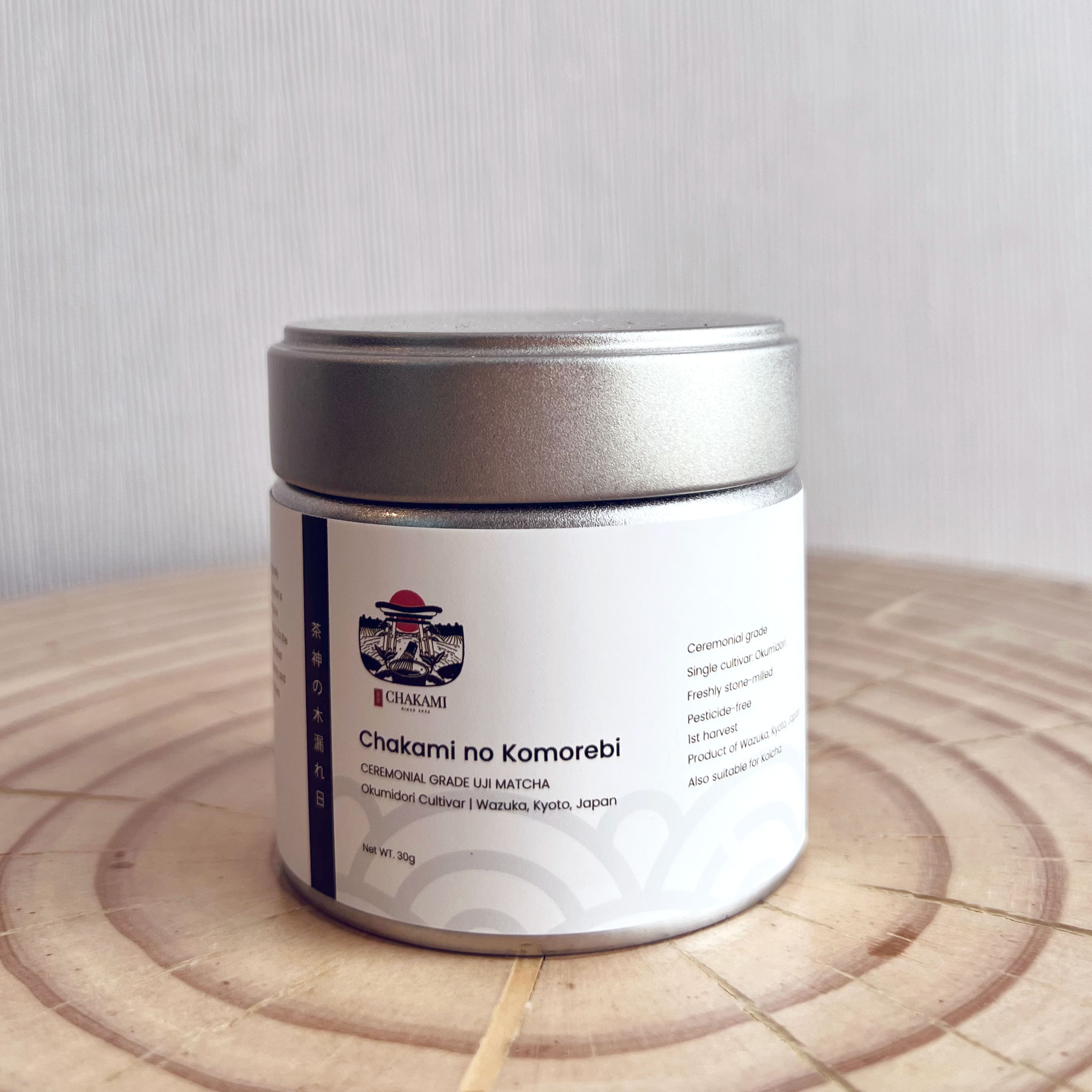 Bột Matcha Uji Nhật Bản - Chakami no Komorebi | 30g, 100g | Ceremonial Grade | Thu hoạch tại Kyoto, Nhật Bản