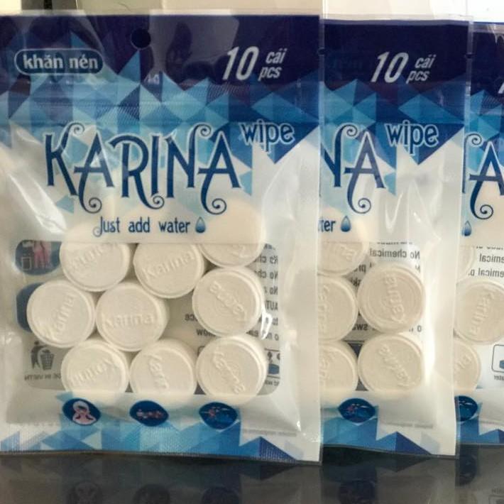 Combo 50 Viên Khăn Nén Dạng Kẹo Rời - Từ Bột Gỗ Tự Nhiên An Toàn