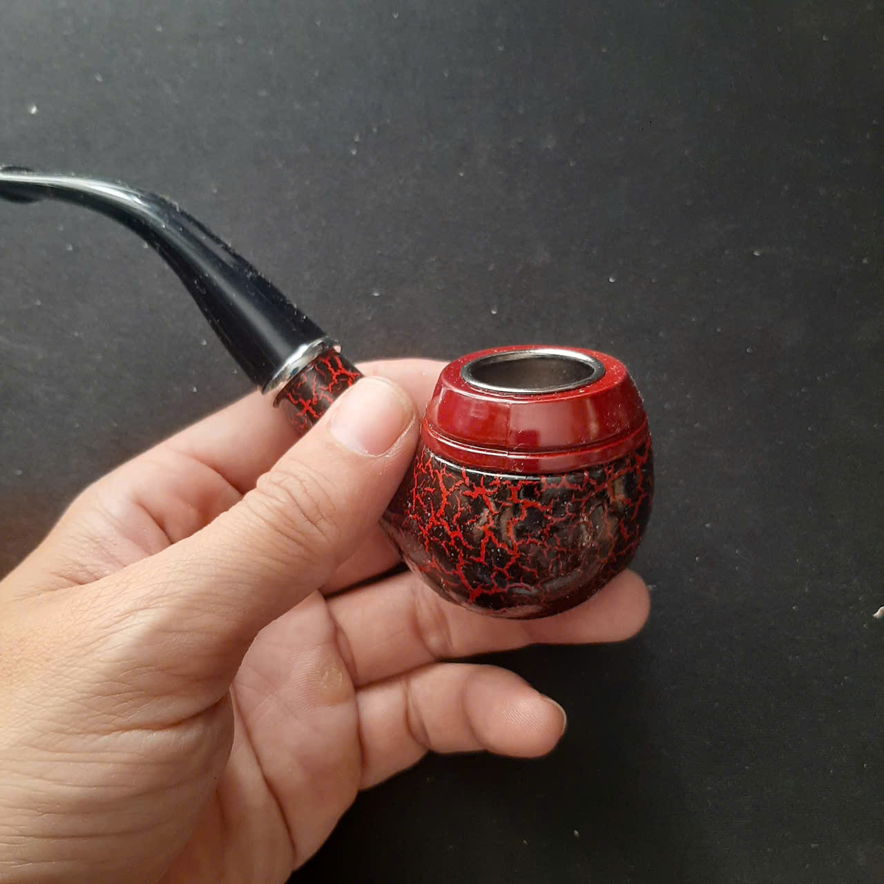 Tẩu thuốc sợi nhựa dẻo ( giao màu ngãu nhiên)