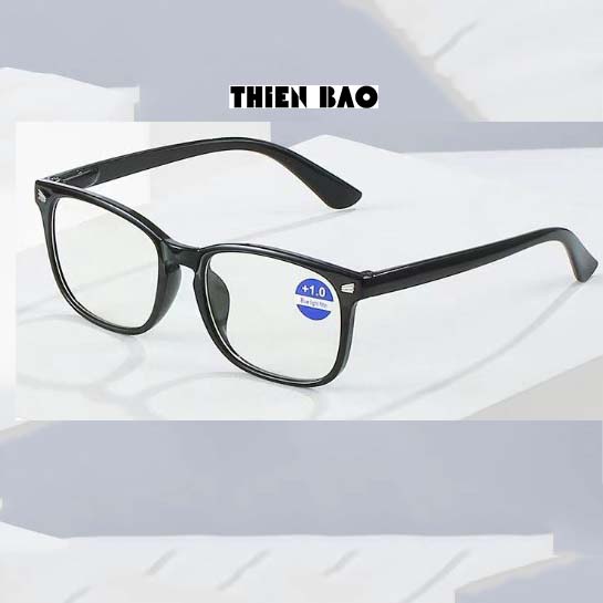 Kính lão thị, viễn thị, kính đọc sách Nam nữ thể thao toàn viền KT024 hàng đẹp chuẩn độ rõ chữ, bản lề lò xo loại I