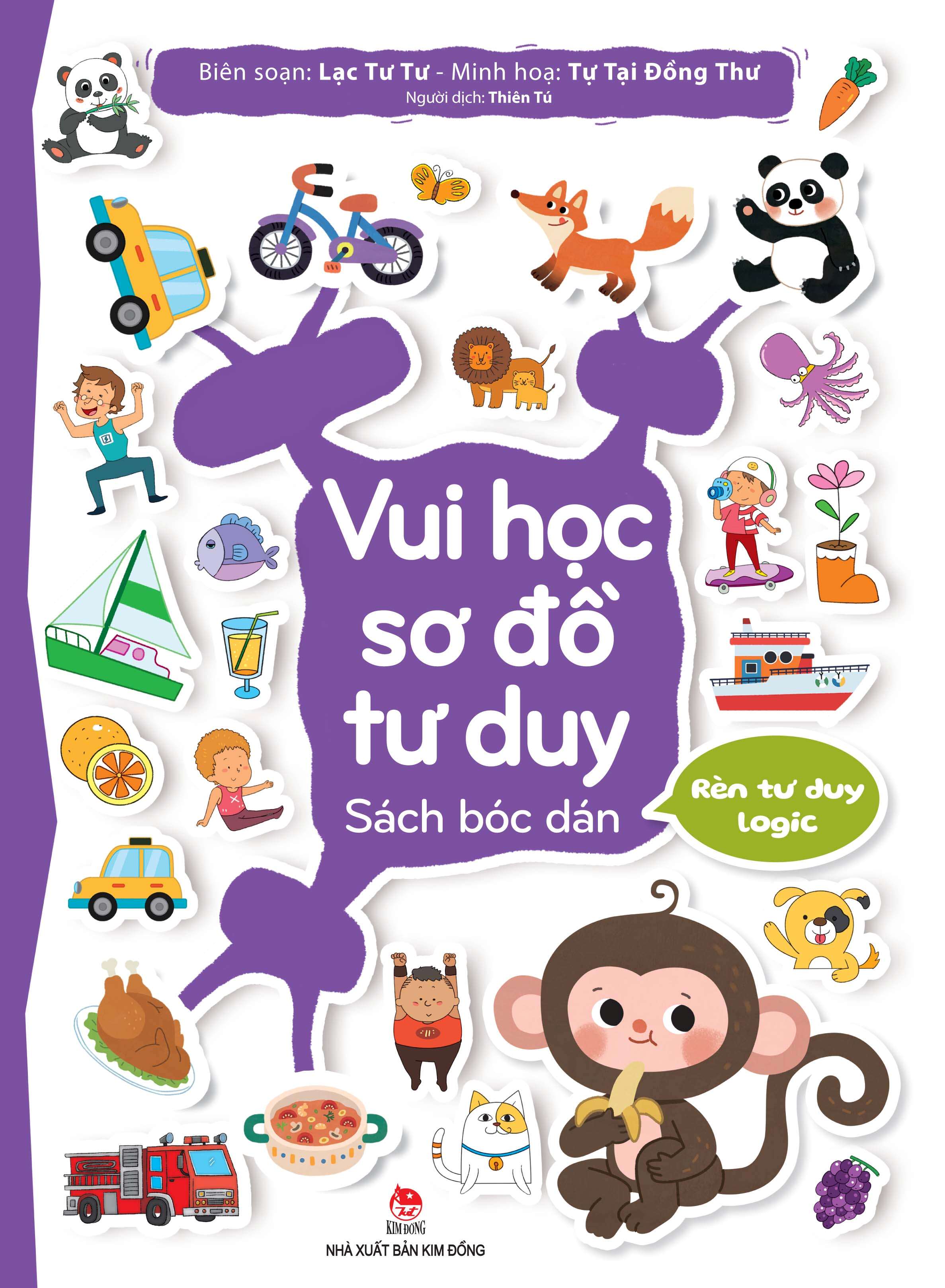 Vui Học Sơ Đồ Tư Duy: Sách Bóc Dán - Rèn Tư Duy Logic