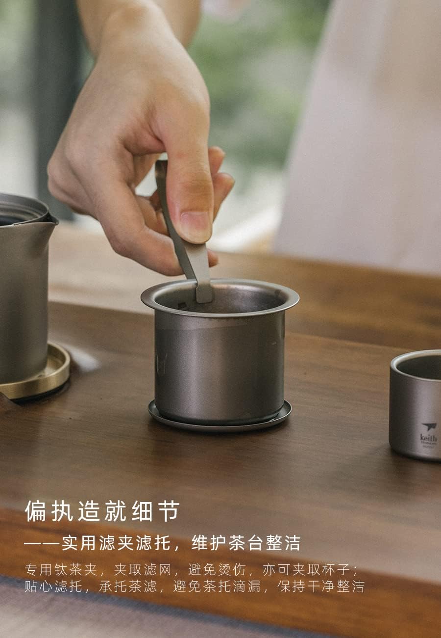 Bộ ấm pha trà Titanium tea set Keith Ti3924 - Hàng chính hãng