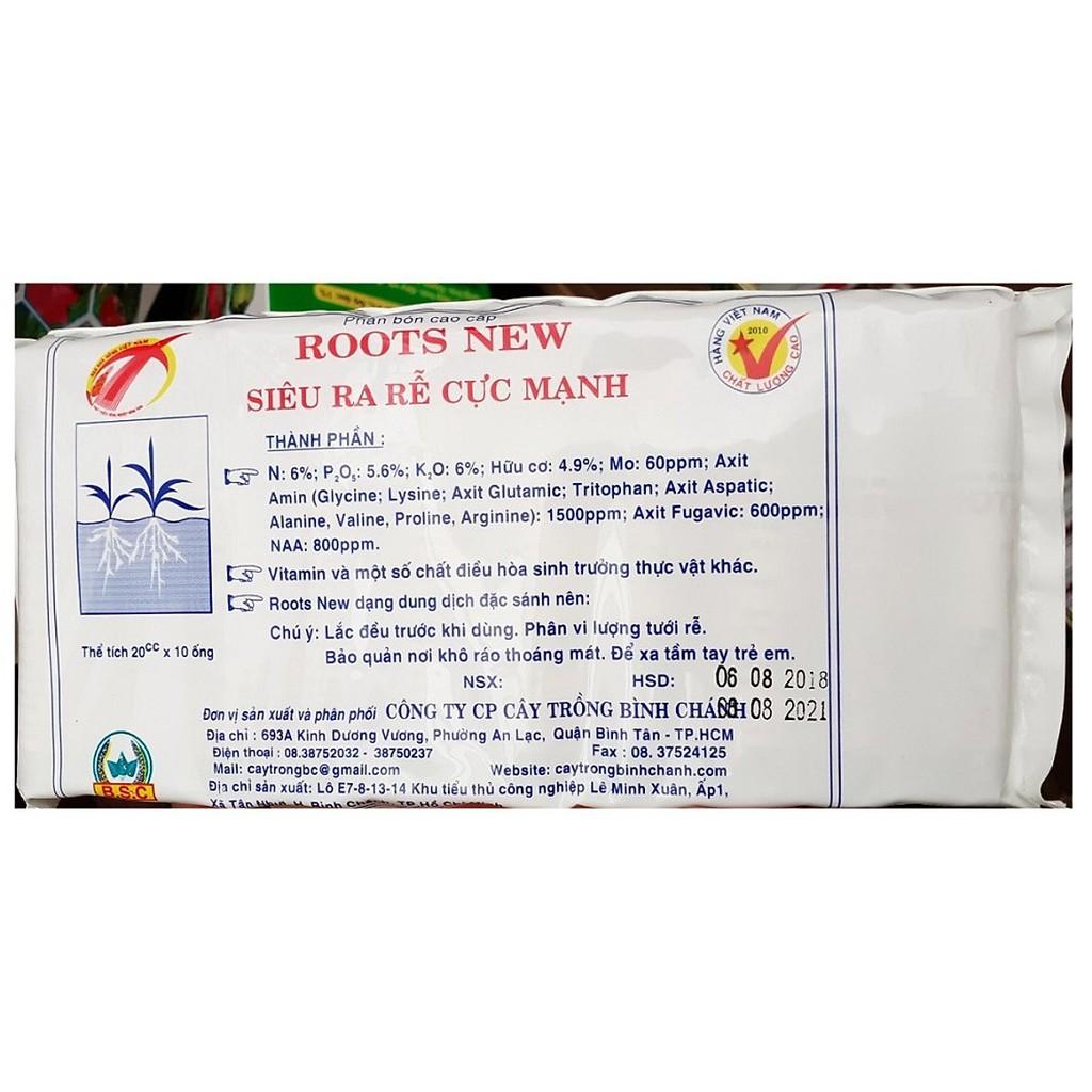 10 ỐNG ROOTS NEW – SIÊU RA RỄ CỰC MẠNH CHO CÂY TRỒNG