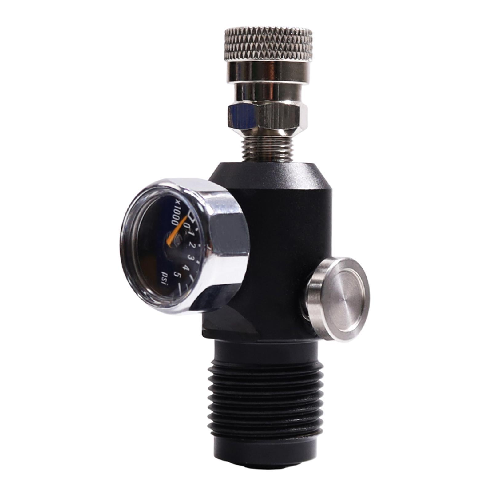 Diving Cylinder Regulator Scuba Diving Regulator Sturdy Gas Cylinder Fittings Air Tank Regulator for Outdoor Activities