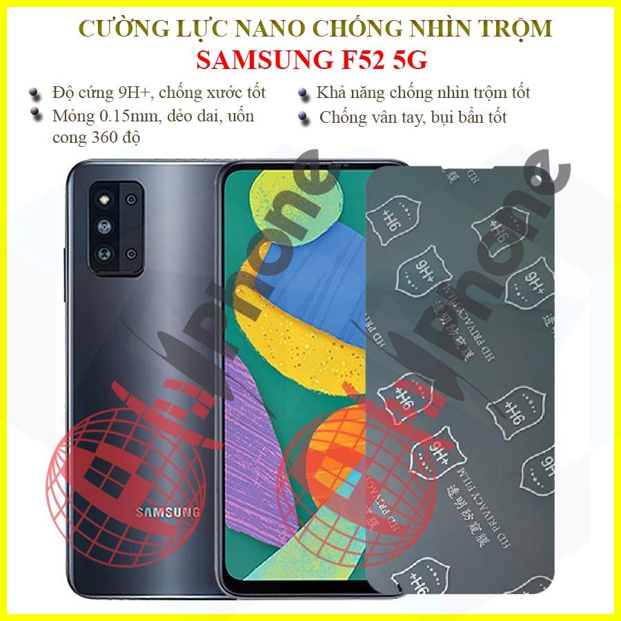 Dán chống nhìn trộm dành cho  Samsung F52 5G - Dán cường lực dẻo nano 9H+