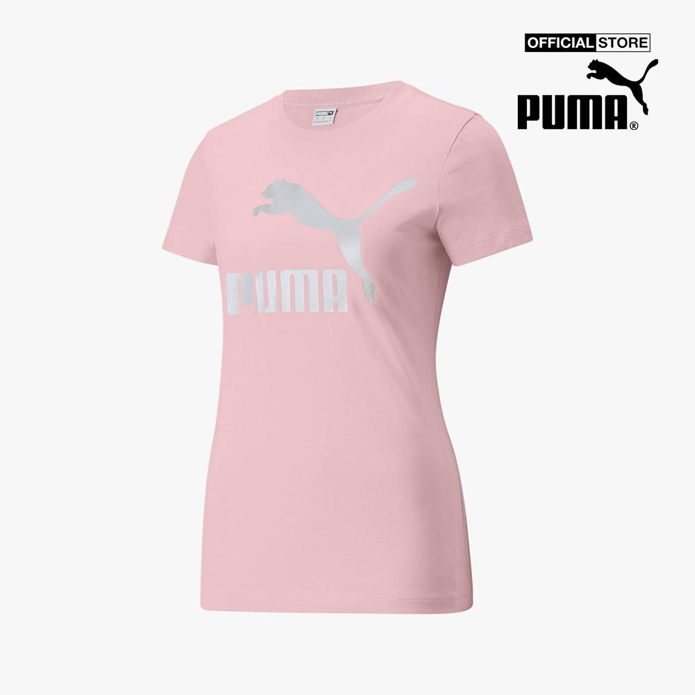 PUMA - Áo thun nữ tay ngắn Classics Logo 534699