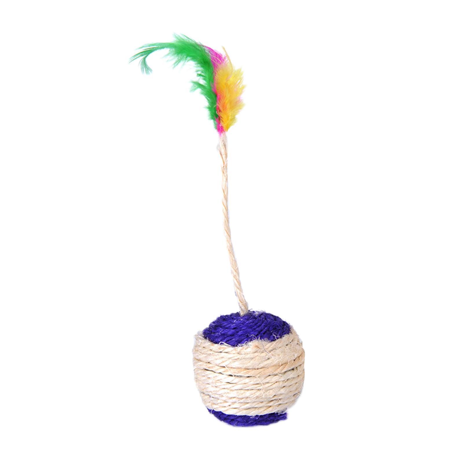 Cat Scratcher Ball Sisal Interactive for Cats Encourages Exercise