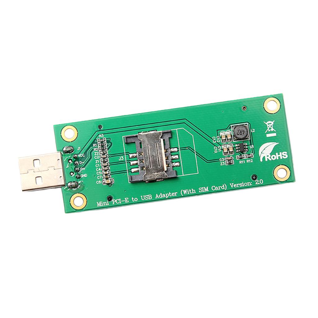 Thẻ Nhớ Mini PCIe WWAN Sang USB Với Khe Cắm SIM Cho Bộ Kiểm Tra Mô-đun 3G / 4G