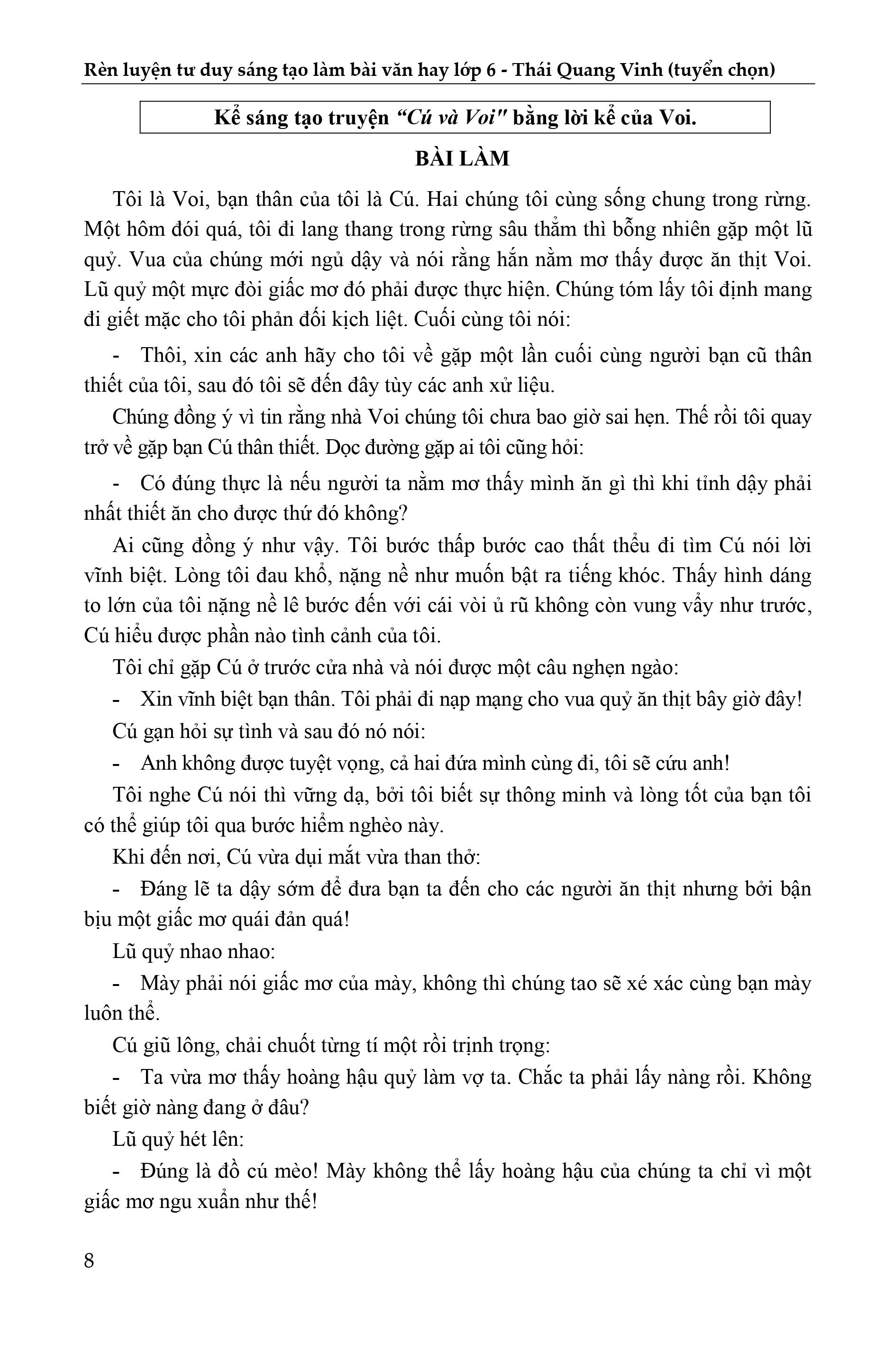 Rèn Tư Duy Sáng Tạo Làm Bài Văn Hay 6