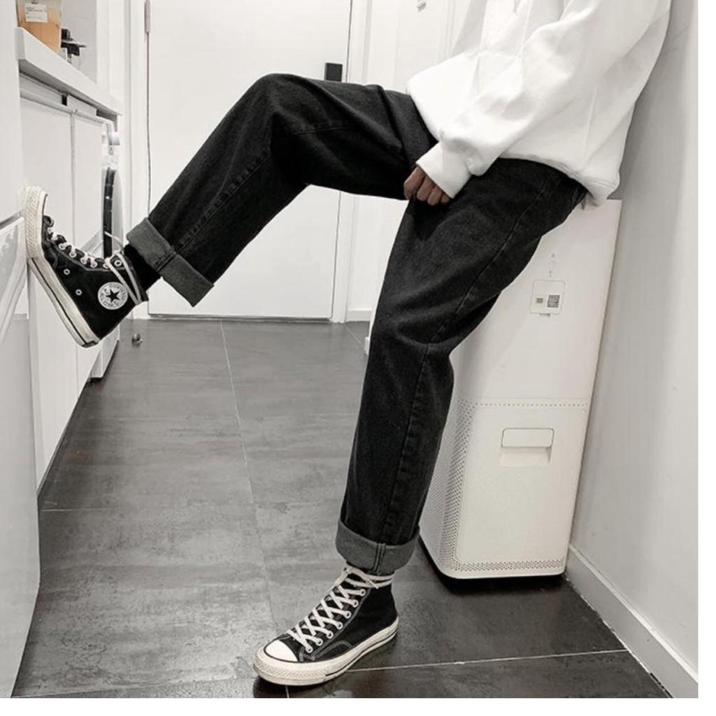 Được Kiểm Hàng TrướcQuần Baggy jean basic ống xuôngHÀNG SIÊU CẤP