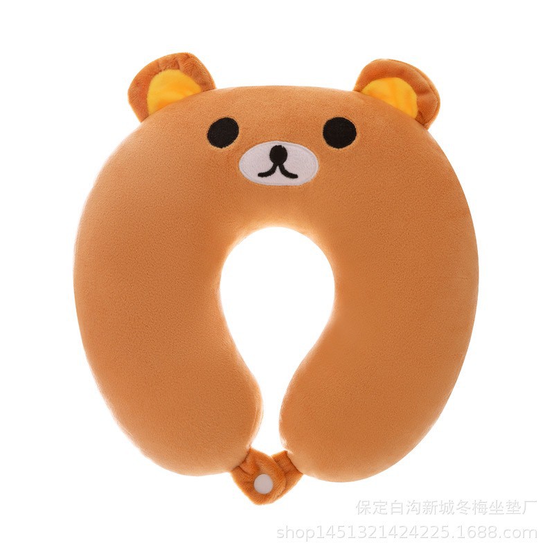 Gối kê cổ chữ U - Gối tựa cổ bông đi máy bay Ô tô du lịch Chống Mỏi Cổ Làm Việc Văn Phòng Hay Đi Du Lịch - Giao ngẫu nhiên