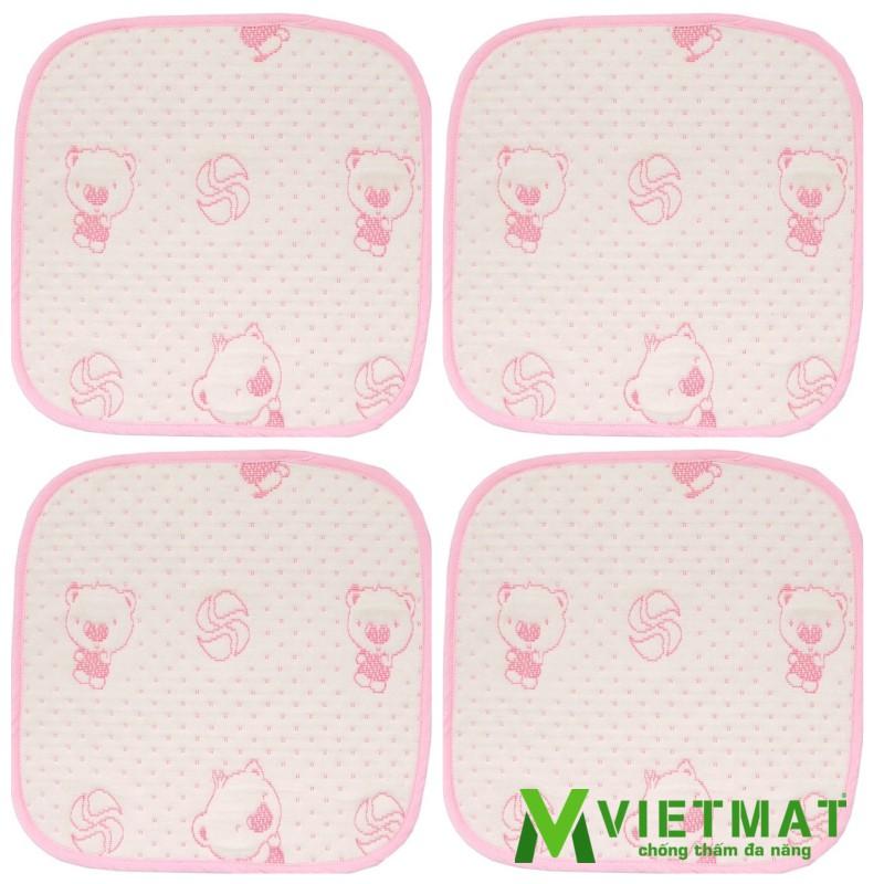 Tấm lót chống thấm cho bé VIETMAT 4 tấm size 30x30cm