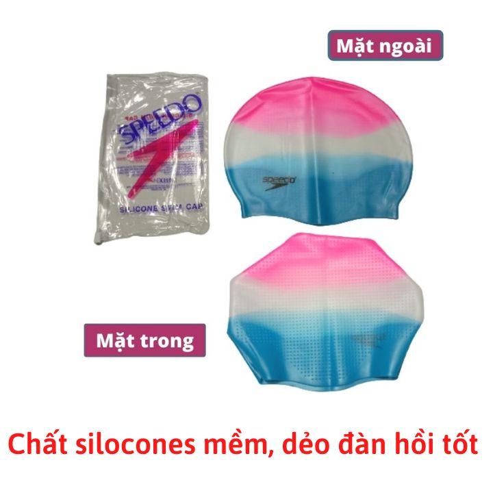 Mũ Bơi, Nón Bơi Chất Silicone Mềm, Dẻo, Đàn Hồi Tốt Chống Nước Tuyệt Đối - New Design PK0009