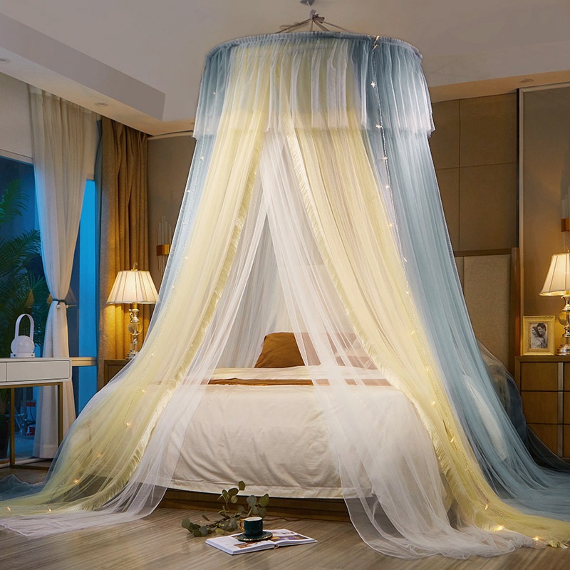 Mùng công chúa cao cấp treo trần, màn khung tròn không khoan tường phòng ngủ chống muỗi ZOHOME N2