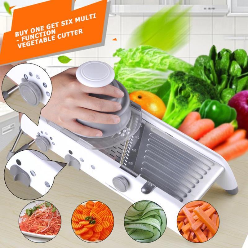 Hướng dẫn sử dụng rau shredder cắt rau với điều chỉnh lưỡi dao bằng thép không gỉ