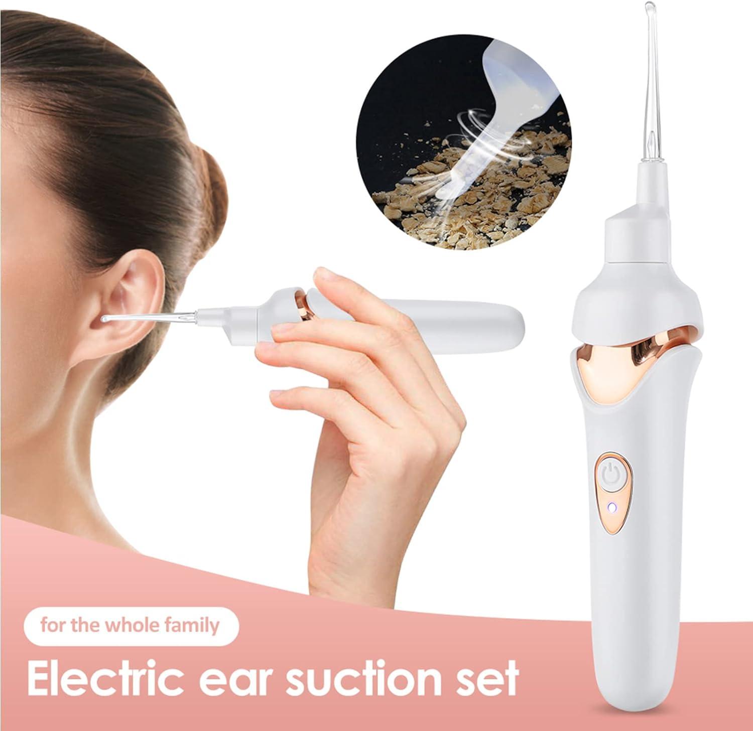 Dụng Cụ Hút Tai Bằng Điện, Không Đau, Dụng Cụ Làm Sạch Tai Cho Trẻ Em Và Người Lớn, Bộ Dụng Cụ Làm Sạch Ráy Tai Để Đào Ráy Tai