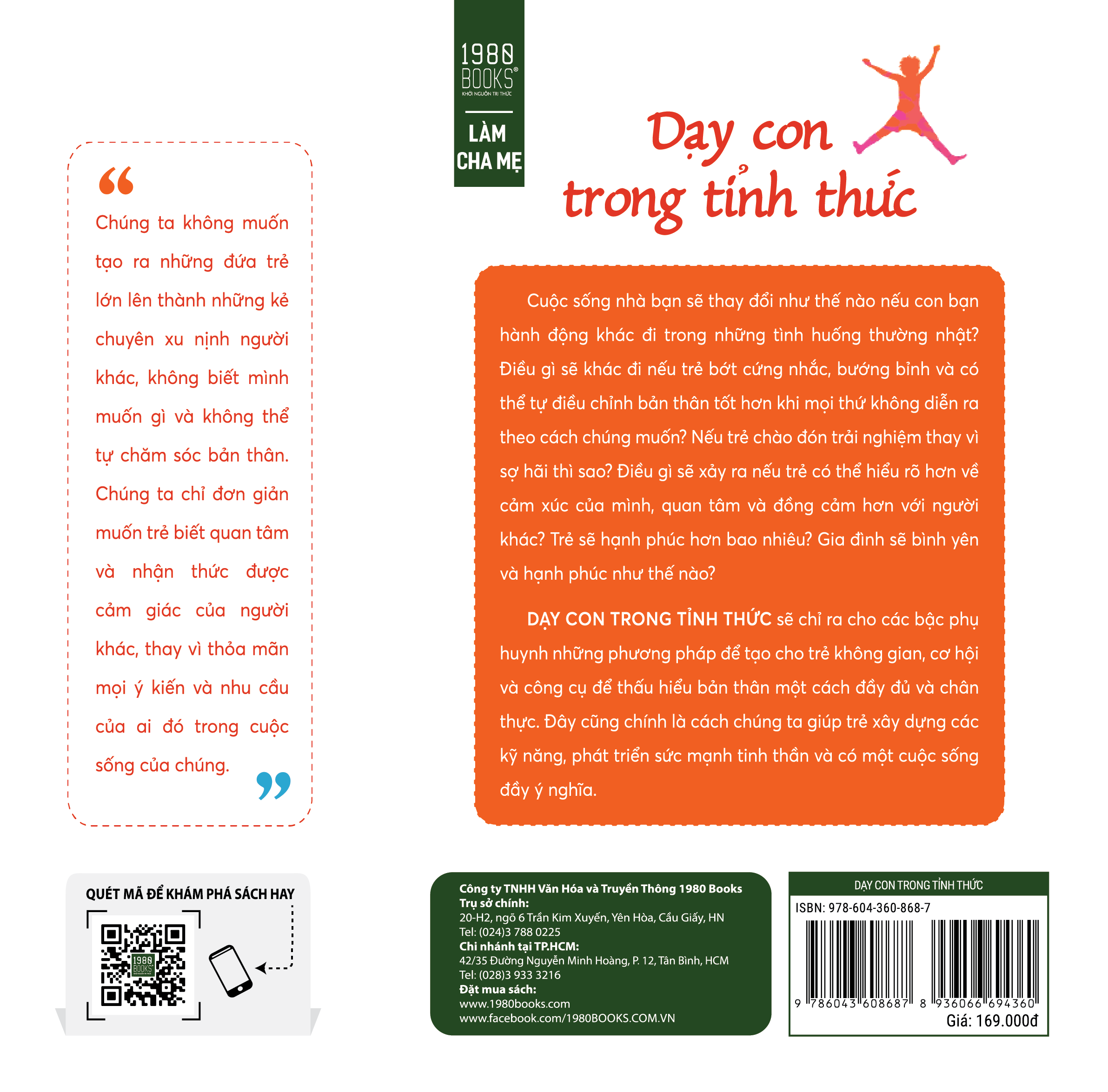 Sách - Dạy Con Trong Tỉnh Thức - Daniel J Siegel, Tina Payne Bryson (1980BOOKS HCM)