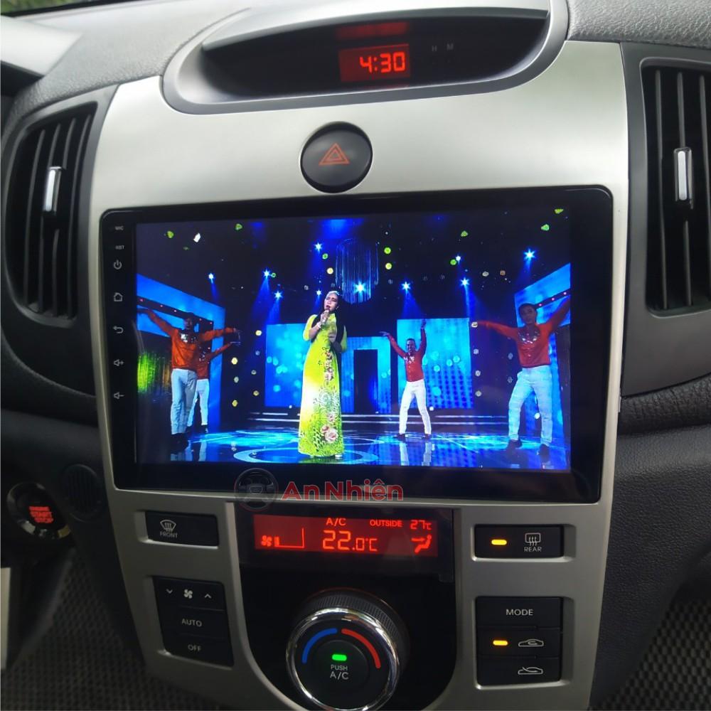 Màn Hình 9 inch Cho Xe CERATO/FORTE 2007-2014, Đầu DVD Android Tiếng Việt Kèm Mặt Dưỡng Giắc Zin CERATO/FORTE