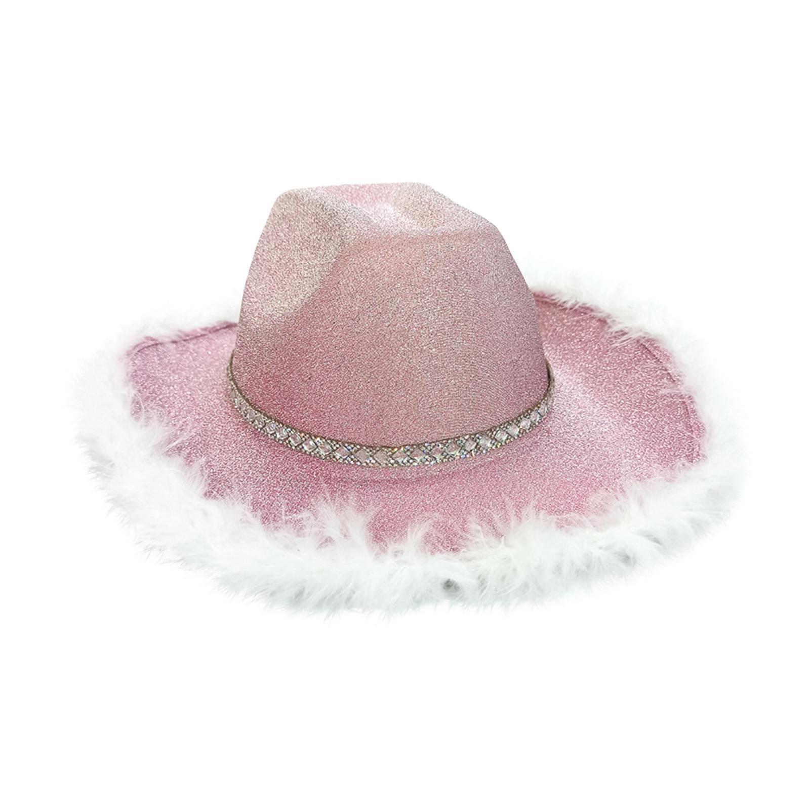 Western Style Cowgirl Hat Cowboy Hat for Rave Halloween Party Women