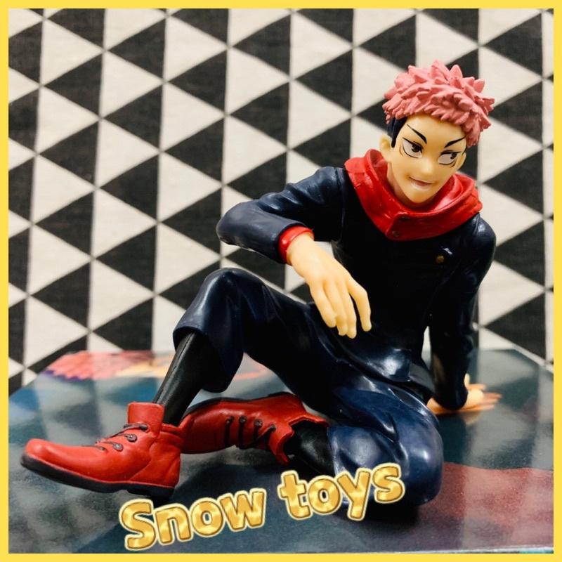 Mô hình Itadori Yuji - Mô hình Jujutsu Kaisen - Chú thuật hồi chiến - Itadori - Yuji Itadori ngồi -10cm