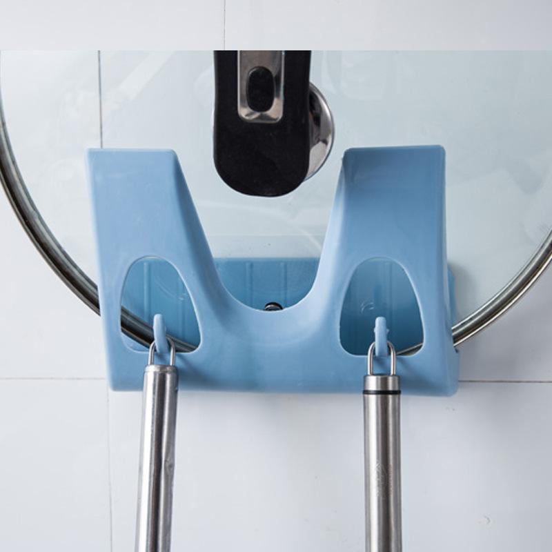 2pcs đục lỗ nồi miễn phí giá đỡ giá đỡ Hộ gia đình Tường treo tường treo tường