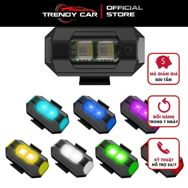 Đèn Nhấp Nháy Cảnh Báo Ban Đêm 7 Màu Sắc Gắn Xe Máy Bay Điều Khiển Từ Xa
