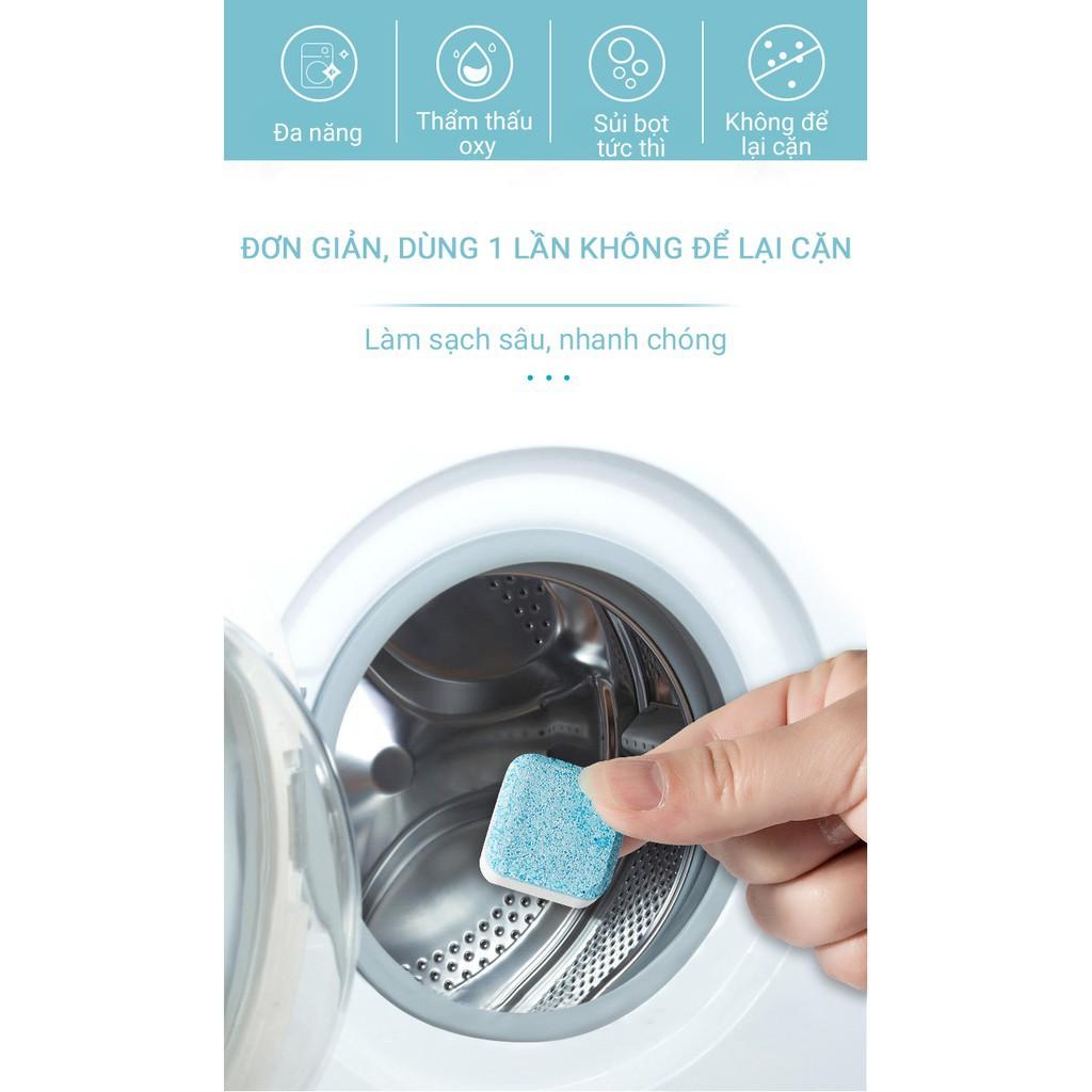 Viên Tẩy Vệ Sinh Lồng Máy GiặtI Diệt khuẩn và Tẩy chất cặn Lồng máy giặt