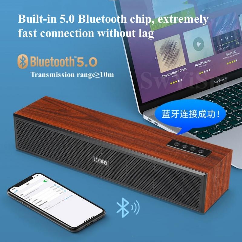 BT5.0 thanh bằng gỗ thanh máy tính xách tay máy tính xách tay đa phương tiện Color: 350MB