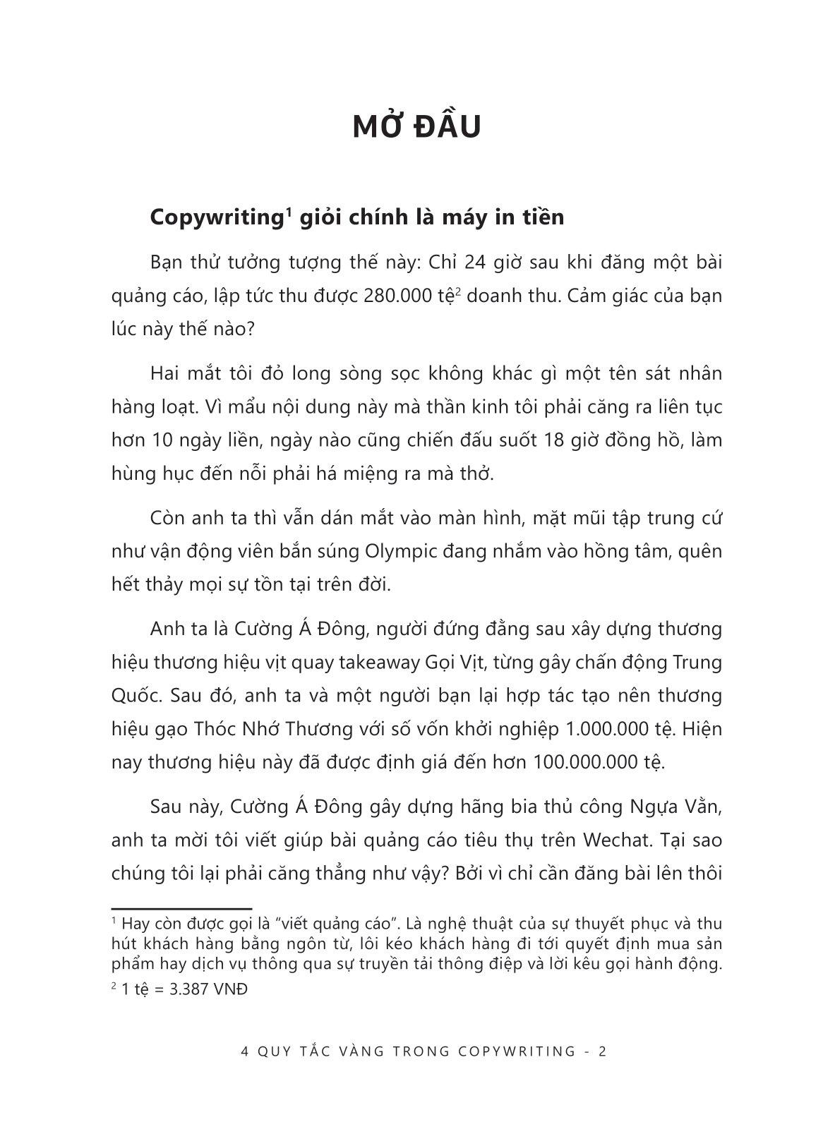 4 Quy Tắc Vàng Trong Copywriting