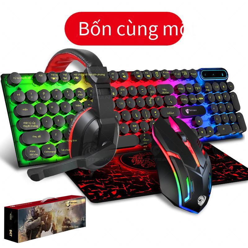 Đảm bảo chất lượng Trung tính Bao bì đầy đủ bằng tiếng Anh Bàn phím được chiếu sáng Chuột Tai nghe Bàn di chuột Ba hoặc bốn bộ Amazon