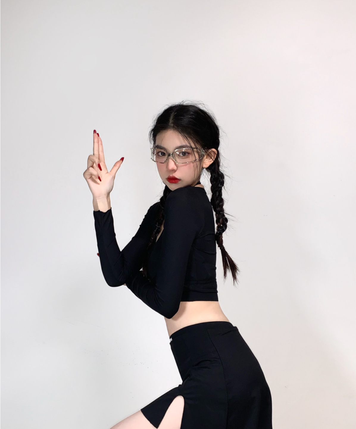 Bộ đồ bơi bikini nữ 2 mảnh kín đáo quần short áo tay dài đi tắm biển, tập yoga, tập gym - B.31